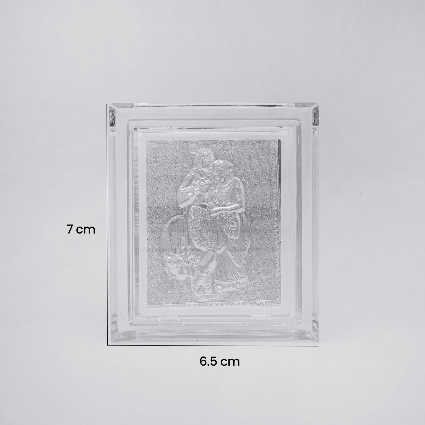 Radha Ji Krishna Ji Grace Silver Frame