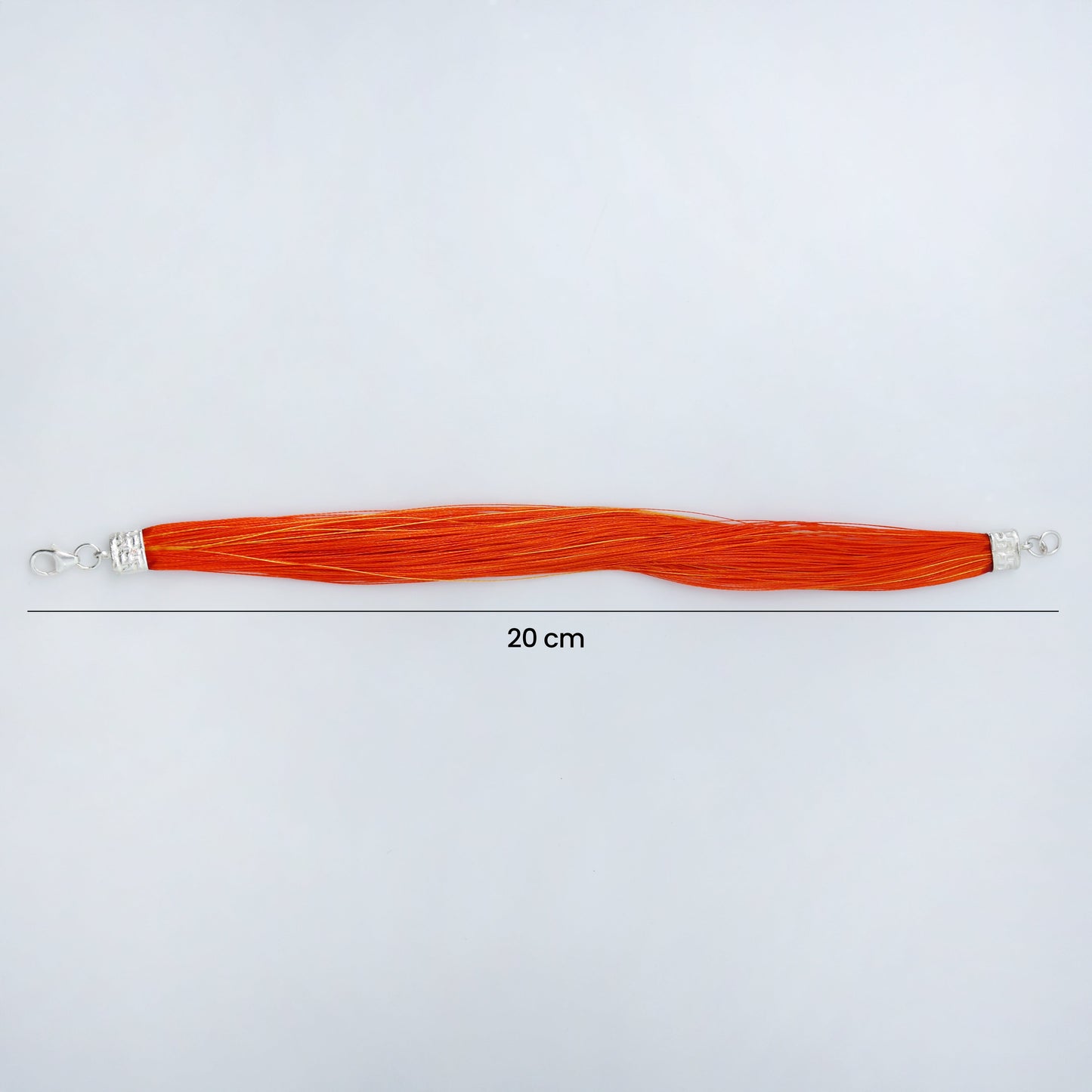 Silver Classic Orange Moli Bracelet for Him