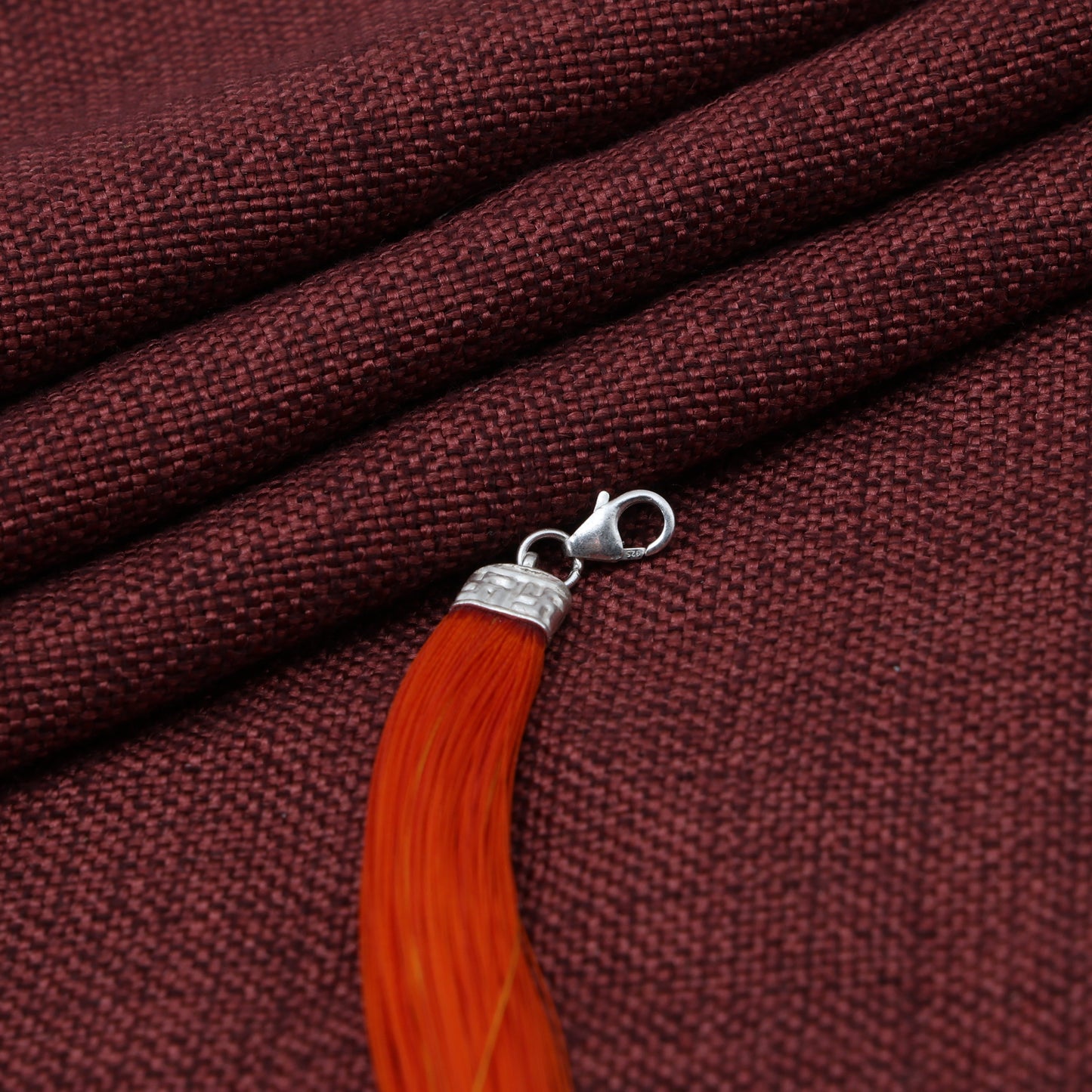Silver Classic Orange Moli Bracelet for Him