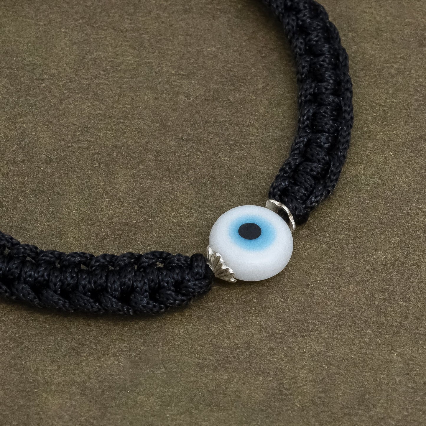(Buy 1 get 1)Black Thread Evil Eye Bracelet/Anklet Adjustable Nazar Protection