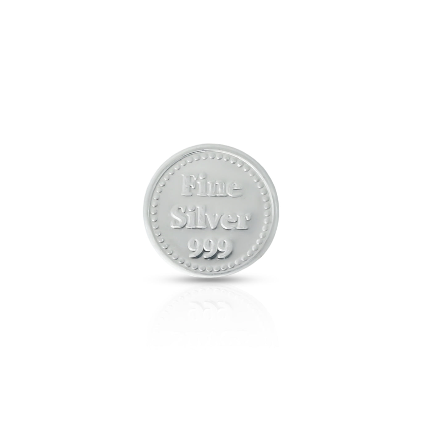 Precious 999 fine silver coin weighing 1 gm