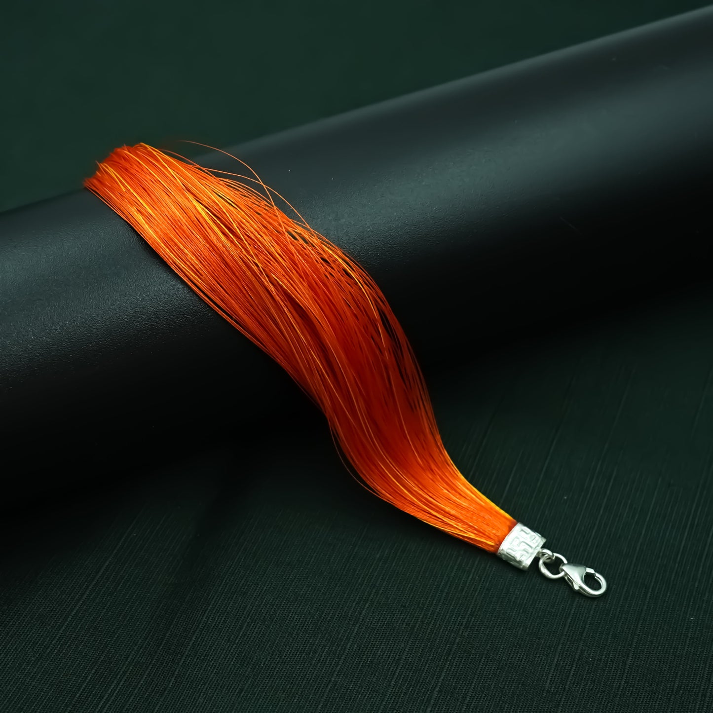 Silver Classic Orange Moli Bracelet for Him