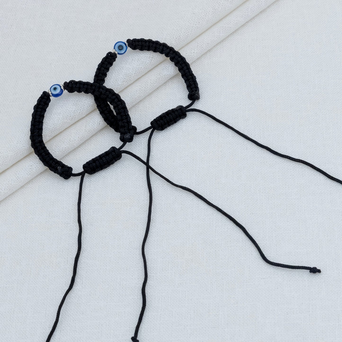 (Buy 1 get 1)Handmade Black Thread Evil Eye Bracelet