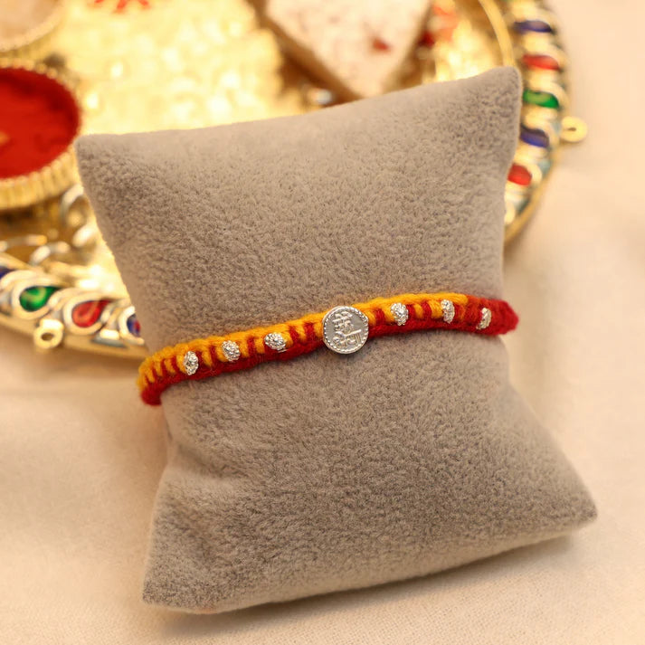 Mere Bhaiya Silver Rakhi Blessings
