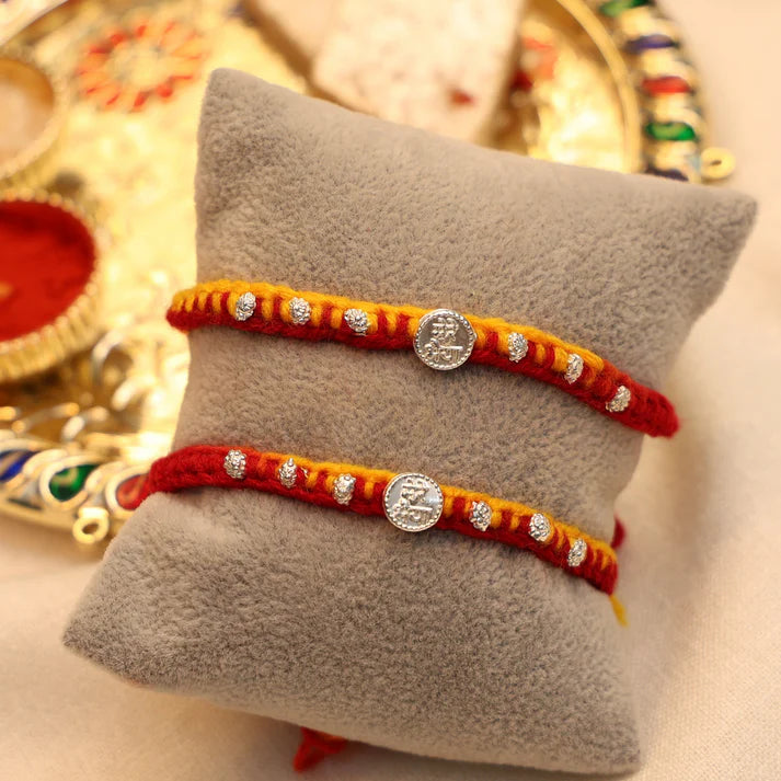 Mere Bhaiya Silver Rakhi Blessings