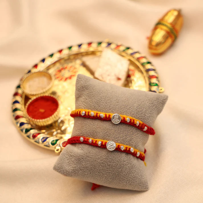Mere Bhaiya Silver Rakhi Blessings