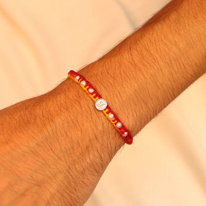 Mere Bhaiya Silver Rakhi Blessings