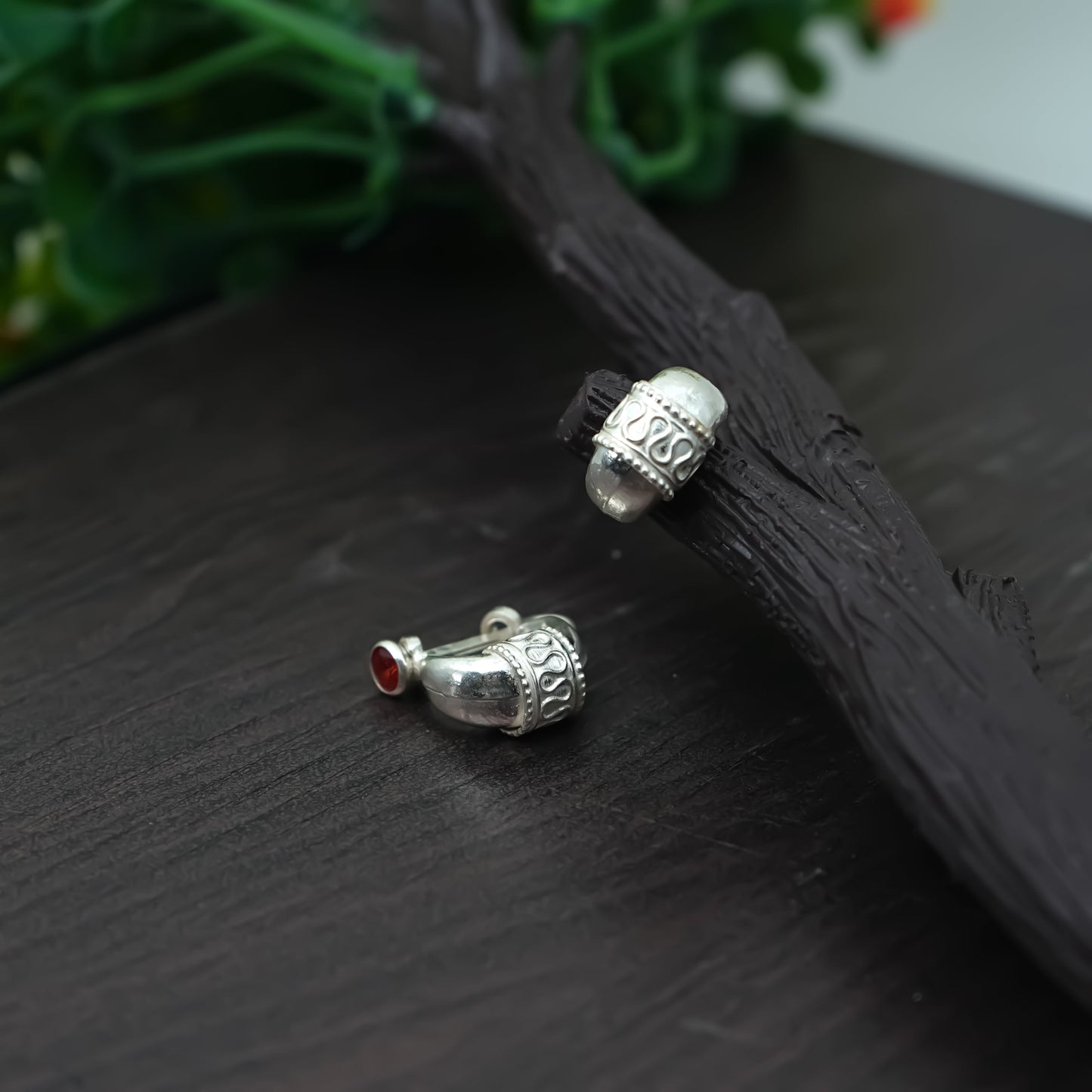 Rajasthani Silver Bali for Men Traditional and Stylish Hoop