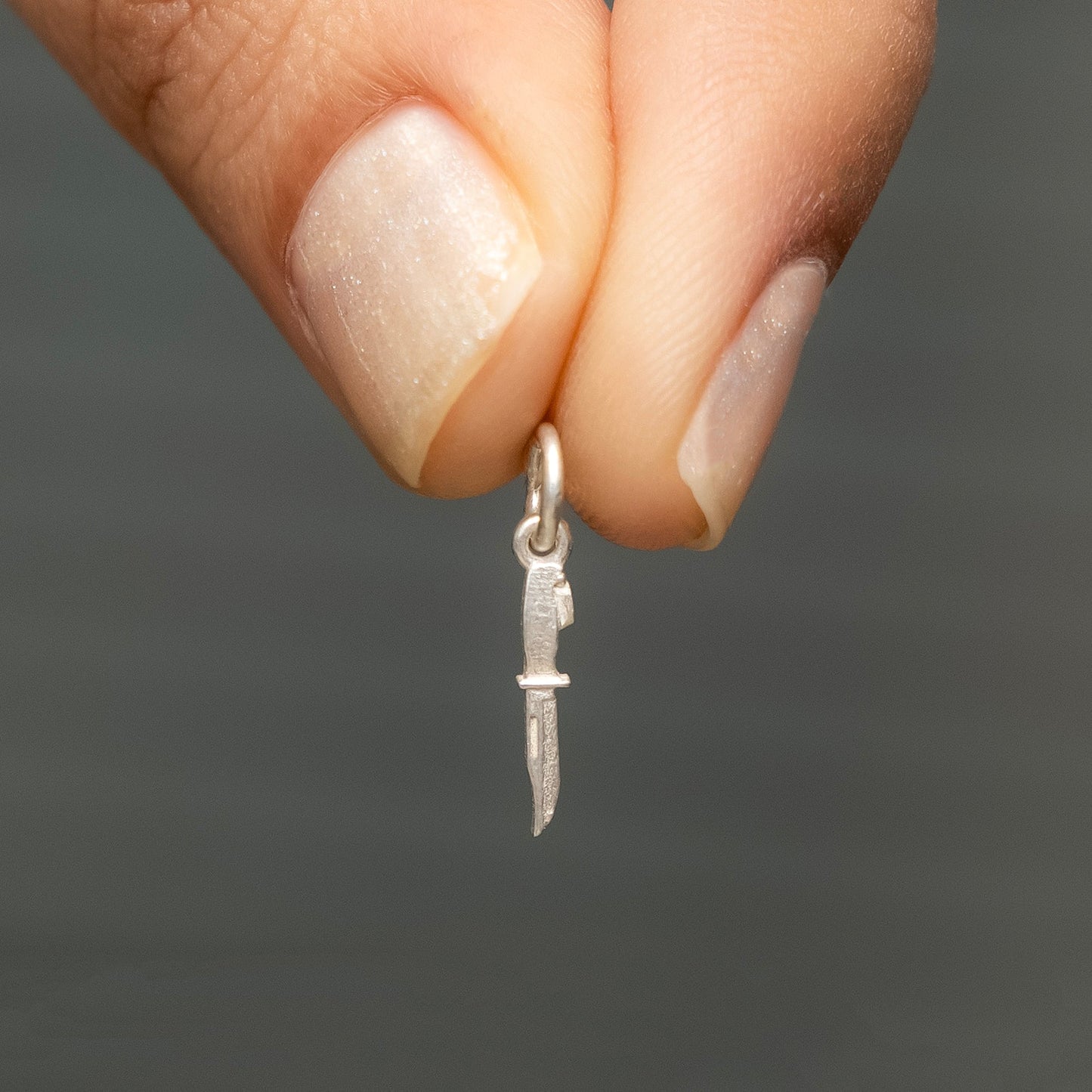 Silver Knife(Chaku) Pendant