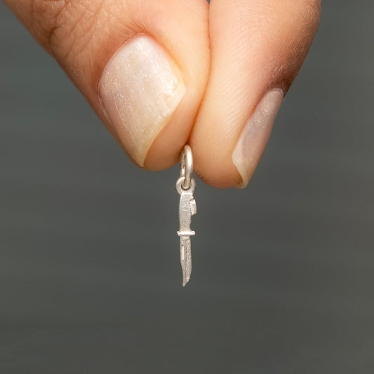 Silver Knife(Chaku) Pendant