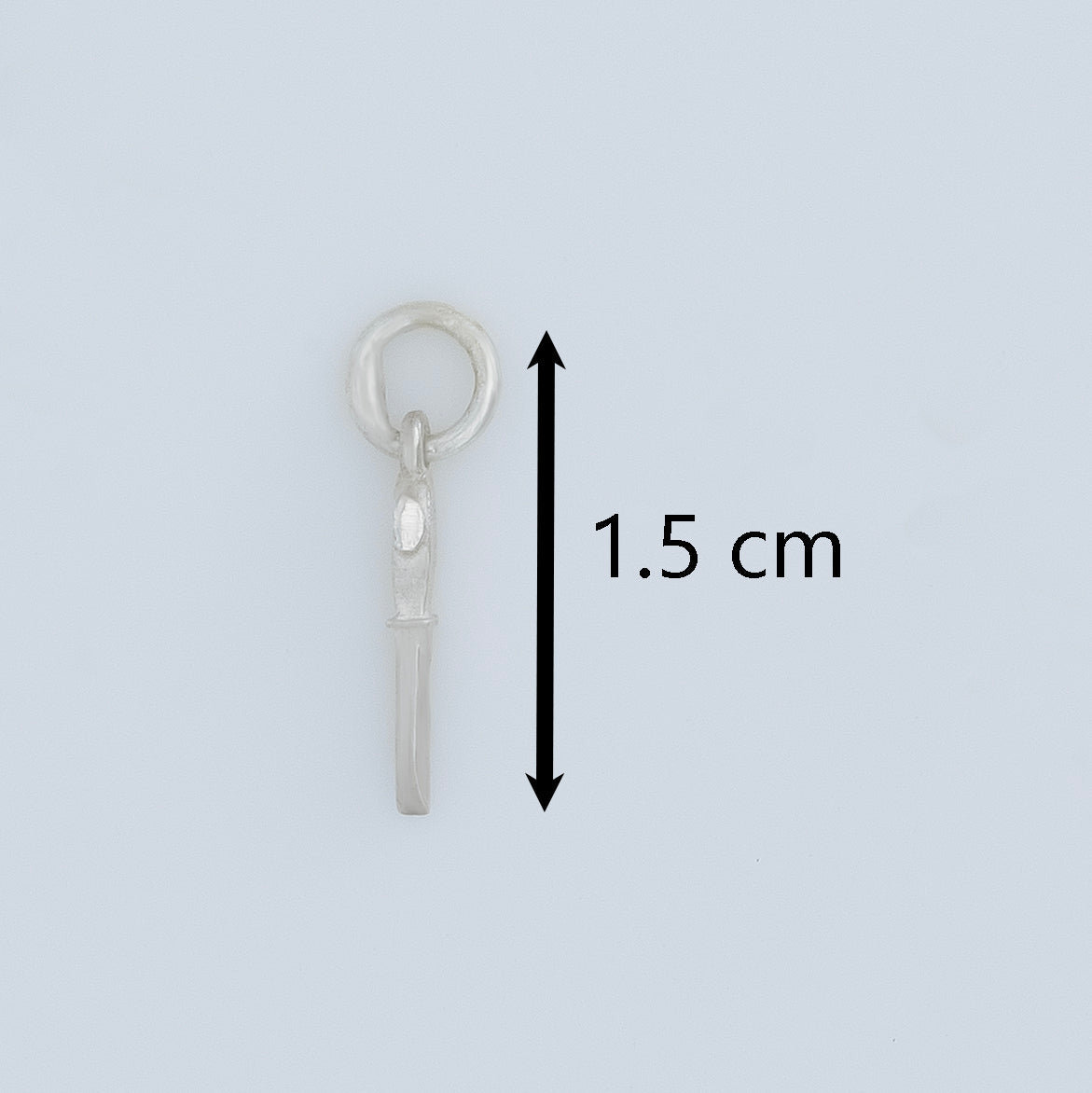 Silver Knife(chaku) Pendant With Chain