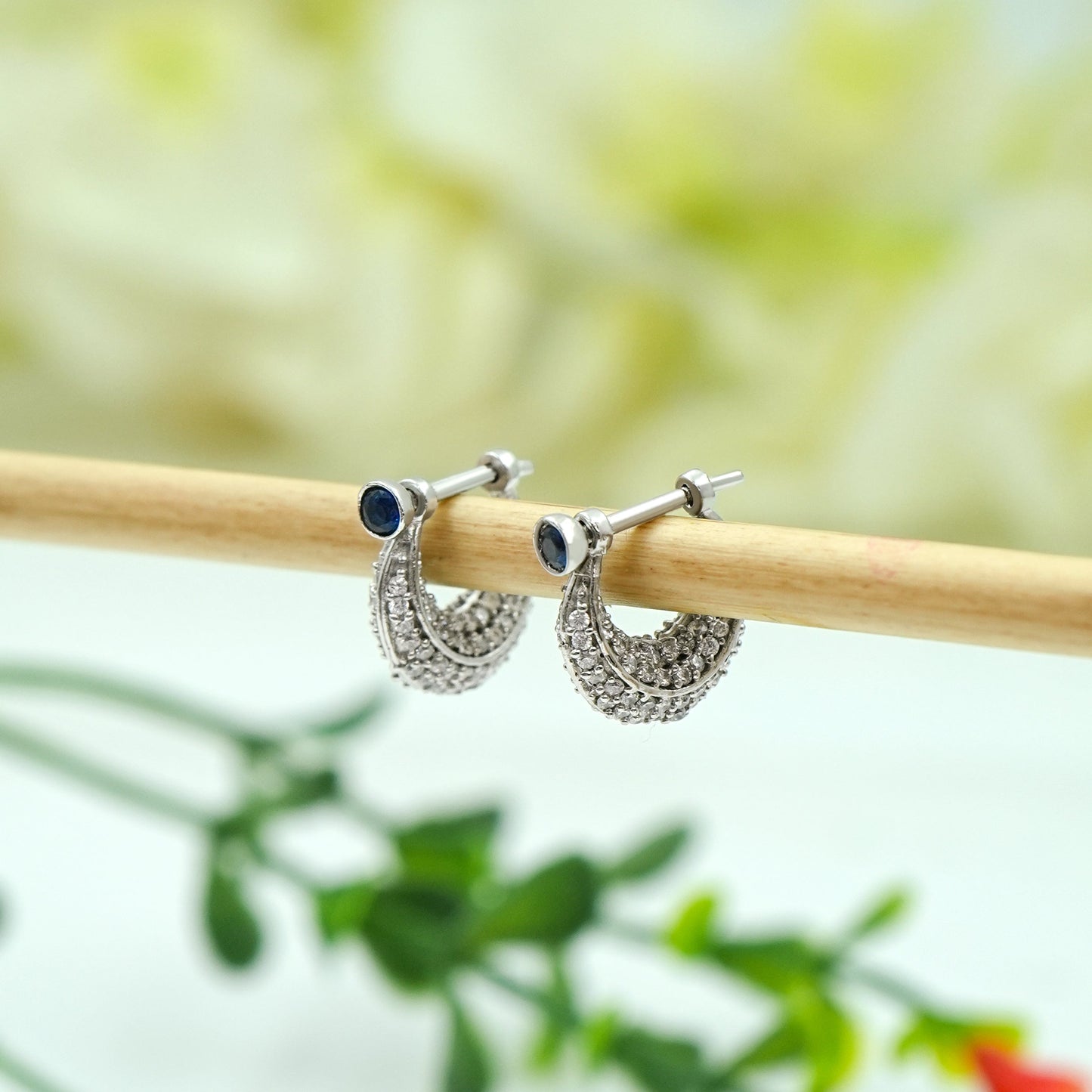 Silver Bali Earrings - Trendy Jewelry for Boys & Men.