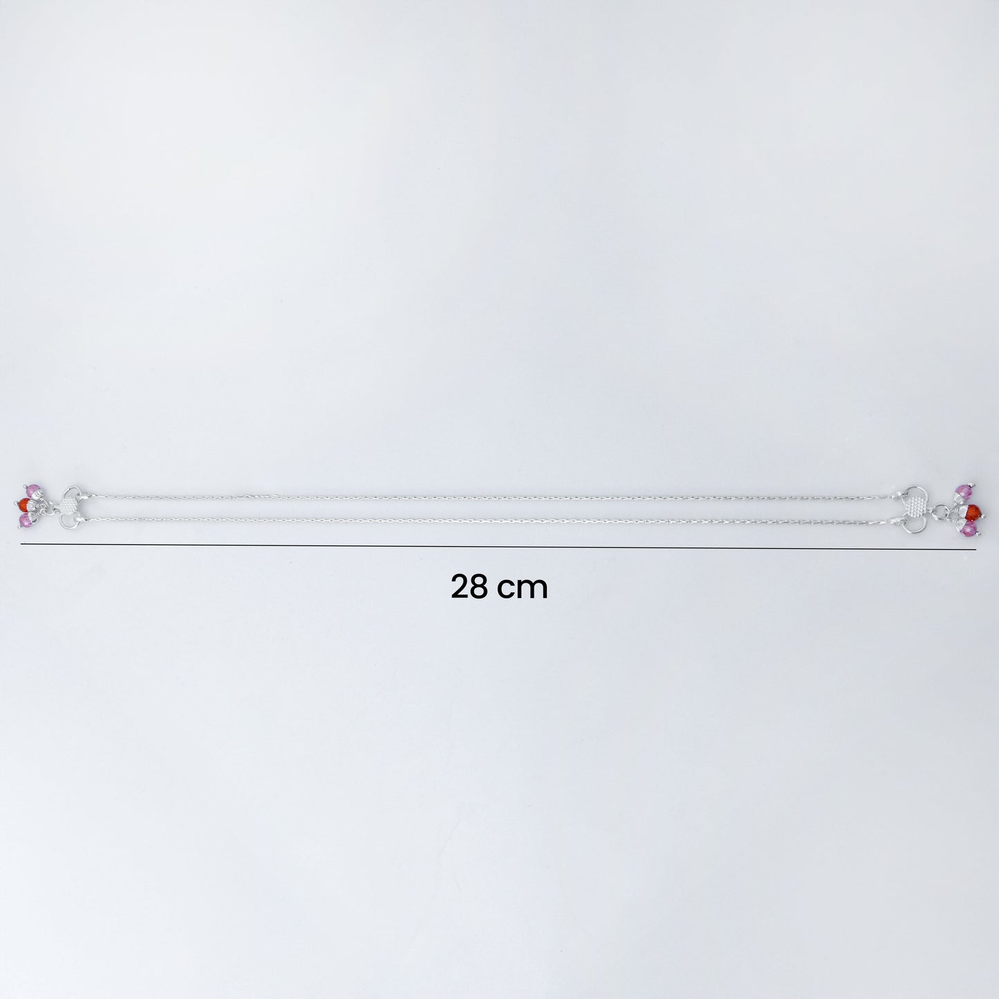 Elegant Premium Silver Anklet for Comfortable All-Day Wear
