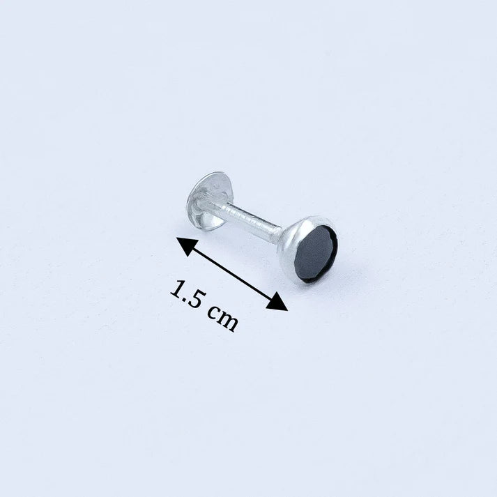 Silver Screw  Nose Pins