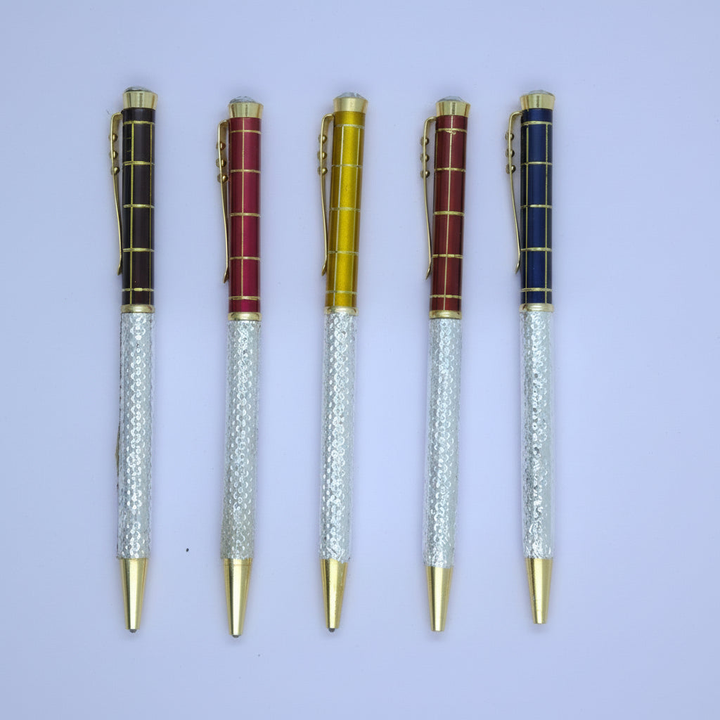 Silver Charm Diamond Pen (2 pcs Combo)