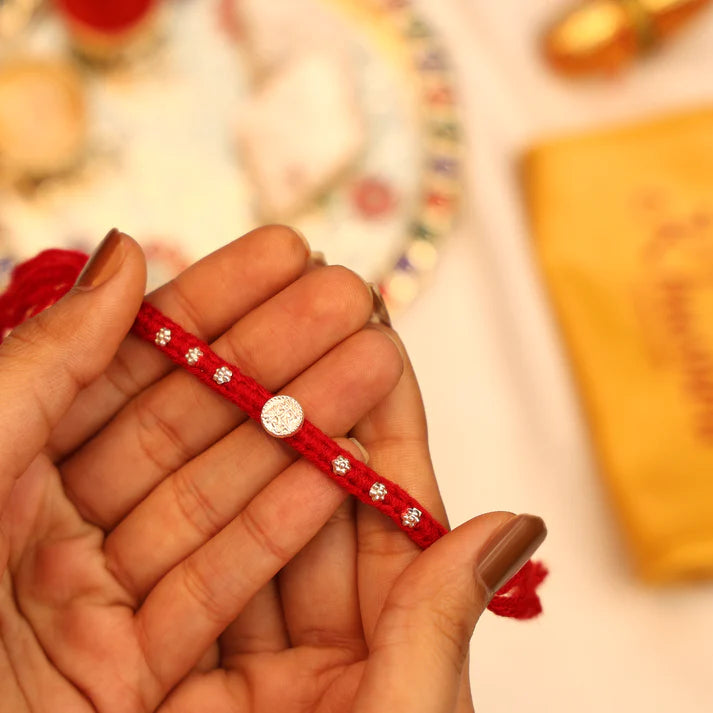 Mere Bhaiya Silver Rakhi Blessings