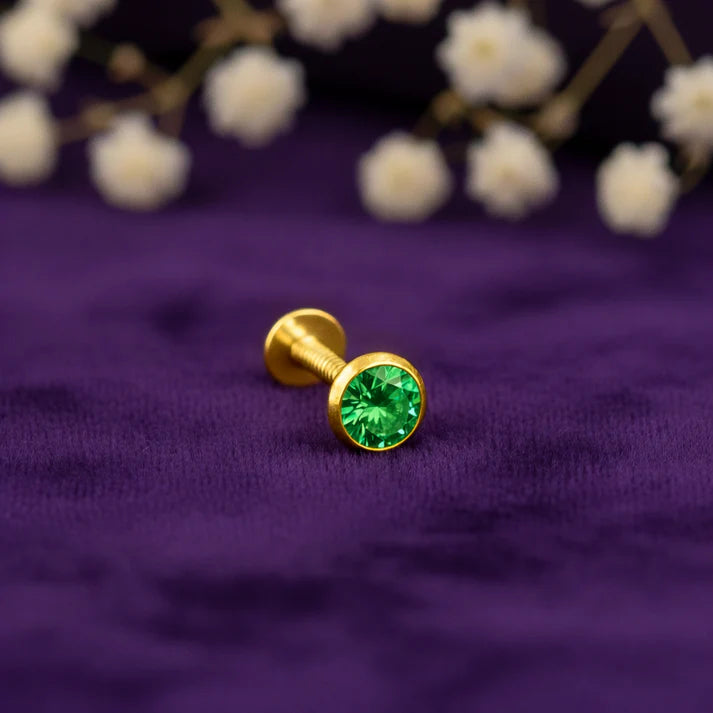 Silver Screw  Nose Pins