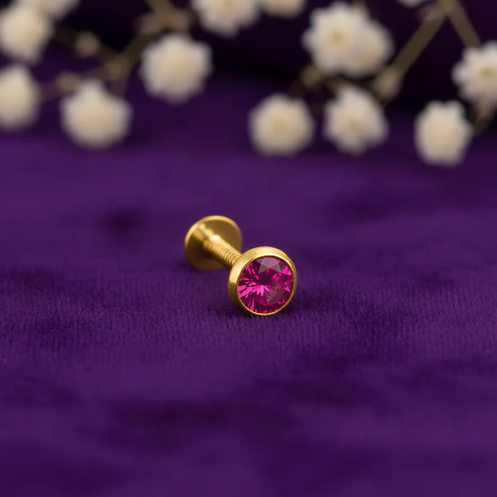 Silver Screw  Nose Pins