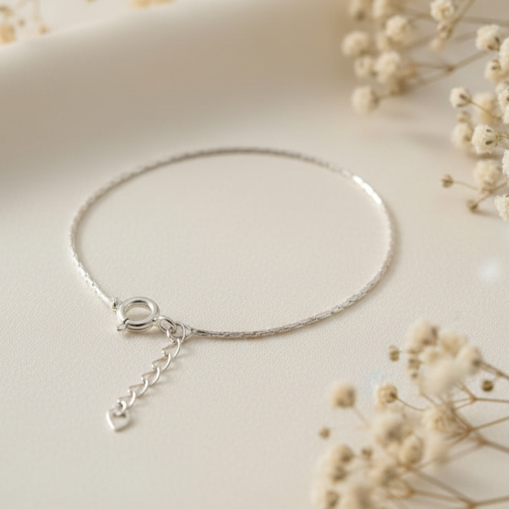 Premium Silver Sleek Chain Bracelet