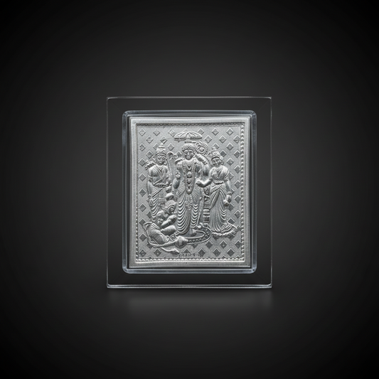 Shri Ram Darbar Silver Frame