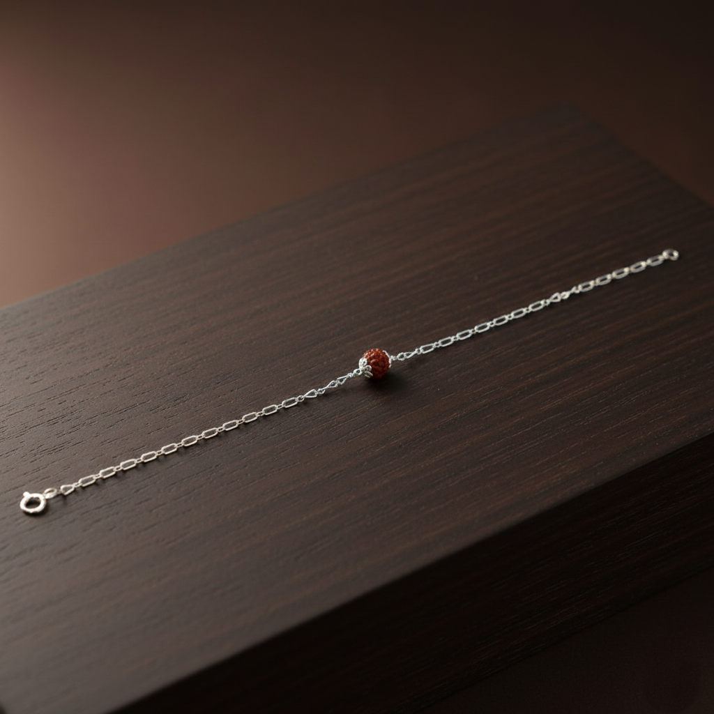Silver Rudraksha Bracelet for Men & Women